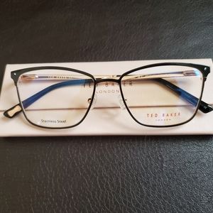 Ted Baker Black & Rose Gold Women's Eyeglasses